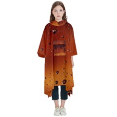 Water Drops, Lui, Amazing Kids  Hooded Rain Ponchos from ArtsNow.com