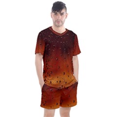 Men s Mesh T-Shirt and Shorts Set 