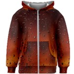 Water Drops, Lui, Amazing Kids  Zipper Hoodie Without Drawstring