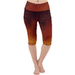 Water Drops, Lui, Amazing Lightweight Velour Cropped Yoga Leggings