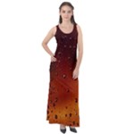 Water Drops, Lui, Amazing Sleeveless Velour Maxi Dress