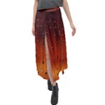 Water Drops, Lui, Amazing Velour Split Maxi Skirt