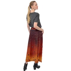 Velour Split Maxi Skirt 