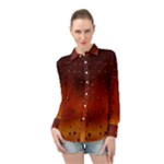 Water Drops, Lui, Amazing Long Sleeve Chiffon Shirt