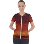 Water Drops, Lui, Amazing Short Sleeve Zip Up Jacket