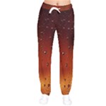 Water Drops, Lui, Amazing Women Velvet Drawstring Pants