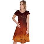 Water Drops, Lui, Amazing Classic Short Sleeve Dress