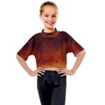 Water Drops, Lui, Amazing Kids Mock Neck T-Shirt