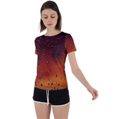 Back Circle Cutout Sports T-Shirt 