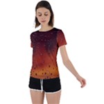 Water Drops, Lui, Amazing Back Circle Cutout Sports T-Shirt