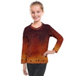 Water Drops, Lui, Amazing Kids  Long Mesh T-Shirt