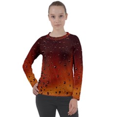 Water Drops, Lui, Amazing Women s Long Sleeve Raglan T