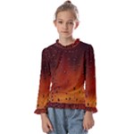 Water Drops, Lui, Amazing Kids  Frill Detail T-Shirt