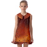 Water Drops, Lui, Amazing Kids  Pilgrim Collar Ruffle Hem Dress