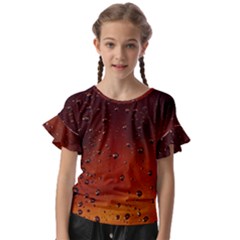 Kids  Cut Out Flutter Sleeves 