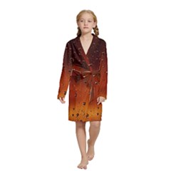 Water Drops, Lui, Amazing Kids  Long Sleeve Velvet Lounge Robe from ArtsNow.com