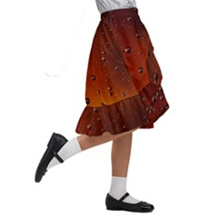 Kids  Ruffle Flared Wrap Midi Skirt 