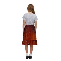 Kids  Ruffle Flared Wrap Midi Skirt 