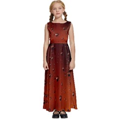 Kids  Satin Sleeveless Maxi Dress 