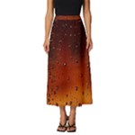 Water Drops, Lui, Amazing Classic Midi Chiffon Skirt