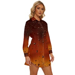 Womens Long Sleeve Shirt Dress 