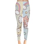 Usheen Carebears, Bears, Cat, Colorful, Cute, Pastel, Pattern Everyday Leggings 