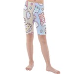 Usheen Carebears, Bears, Cat, Colorful, Cute, Pastel, Pattern Kids  Mid Length Swim Shorts