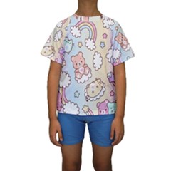 Kids  Short Sleeve Swimwear 