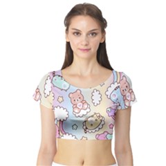 Short Sleeve Crop Top 