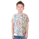 Usheen Carebears, Bears, Cat, Colorful, Cute, Pastel, Pattern Kids  Cotton T-Shirt