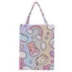 Usheen Carebears, Bears, Cat, Colorful, Cute, Pastel, Pattern Classic Tote Bag