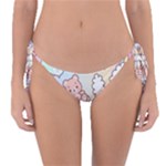 Usheen Carebears, Bears, Cat, Colorful, Cute, Pastel, Pattern Reversible Bikini Bottoms