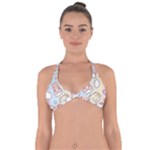 Usheen Carebears, Bears, Cat, Colorful, Cute, Pastel, Pattern Halter Neck Bikini Top