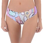 Usheen Carebears, Bears, Cat, Colorful, Cute, Pastel, Pattern Reversible Classic Bikini Bottoms