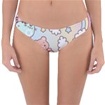 Usheen Carebears, Bears, Cat, Colorful, Cute, Pastel, Pattern Reversible Hipster Bikini Bottoms