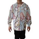 Usheen Carebears, Bears, Cat, Colorful, Cute, Pastel, Pattern Kids  Hooded Windbreaker