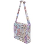 Usheen Carebears, Bears, Cat, Colorful, Cute, Pastel, Pattern Cross Body Office Bag