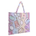 Zipper Large Tote Bag 