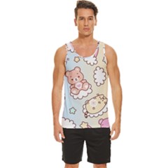 Men s Wide Collar Tank Top 