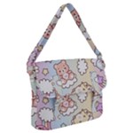 Usheen Carebears, Bears, Cat, Colorful, Cute, Pastel, Pattern Buckle Messenger Bag