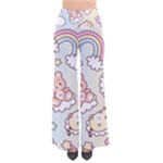 Usheen Carebears, Bears, Cat, Colorful, Cute, Pastel, Pattern So Vintage Palazzo Pants