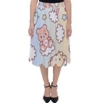 Usheen Carebears, Bears, Cat, Colorful, Cute, Pastel, Pattern Classic Midi Skirt