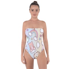 Tie Back One Piece Swimsuit 