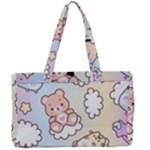 Usheen Carebears, Bears, Cat, Colorful, Cute, Pastel, Pattern Canvas Work Bag