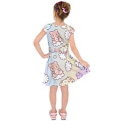 Kids  Short Sleeve Dress 