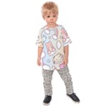 Usheen Carebears, Bears, Cat, Colorful, Cute, Pastel, Pattern Kids  Raglan T-Shirt