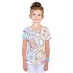 Usheen Carebears, Bears, Cat, Colorful, Cute, Pastel, Pattern Kids  One Piece T-Shirt