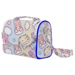 Usheen Carebears, Bears, Cat, Colorful, Cute, Pastel, Pattern Satchel Shoulder Bag