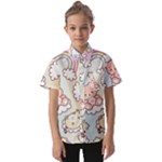 Usheen Carebears, Bears, Cat, Colorful, Cute, Pastel, Pattern Kids  Short Sleeve Shirt