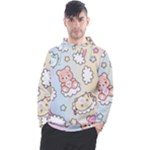 Usheen Carebears, Bears, Cat, Colorful, Cute, Pastel, Pattern Men s Pullover Hoodie